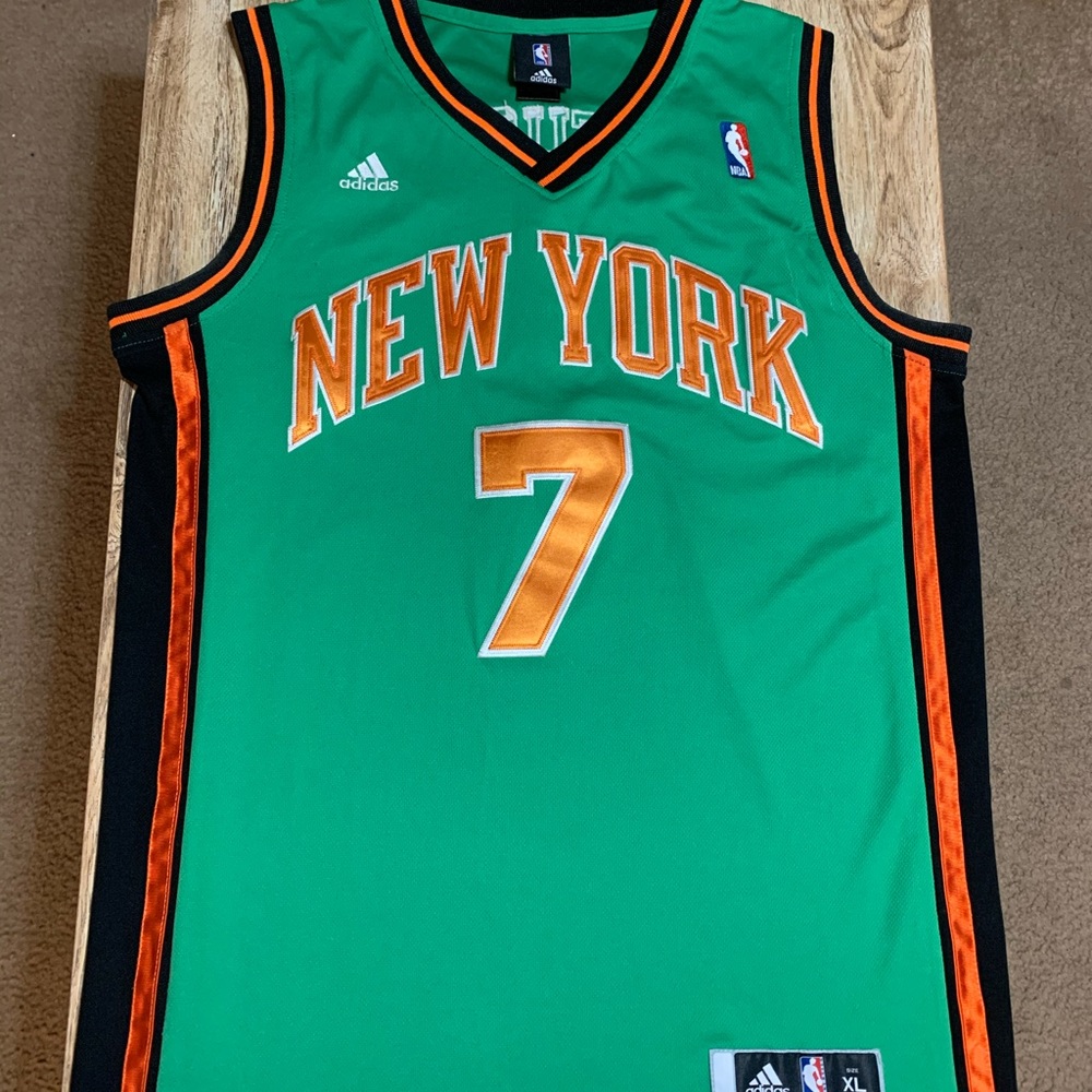 Adidas Knicks Carmelo Anthony St Patrick’s jersey